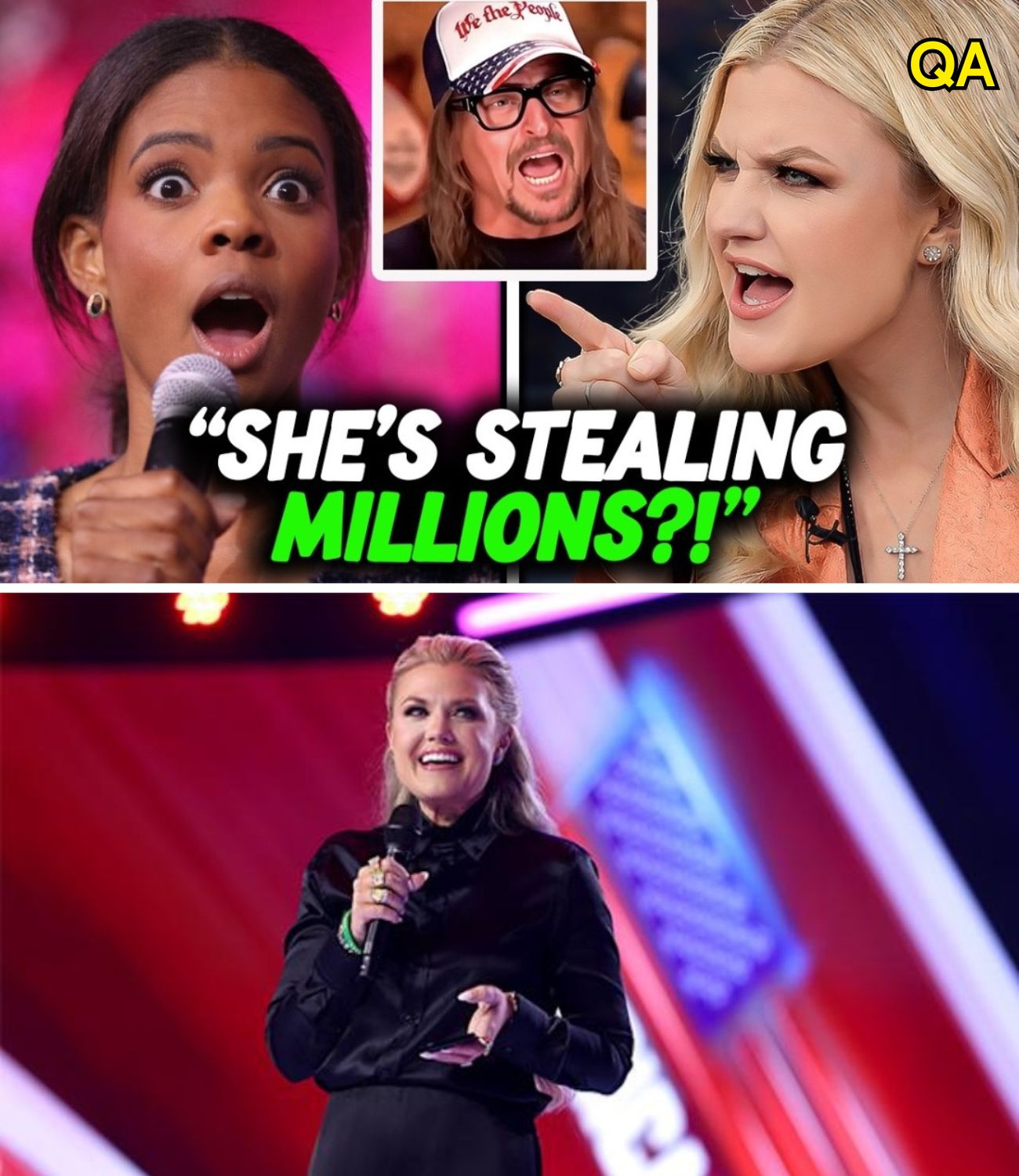 HT14. Erika Kirk Panics as IRS Freezes Turning Point USA Accounts Amid Investigation While Kid Rock Threatens to Expose Everything Over Unpaid Super Bowl Halftime Show