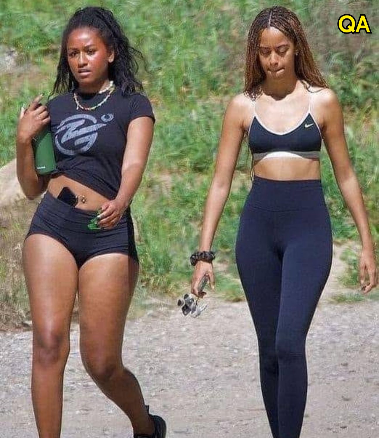 HT6. Rapper Drake Parties with Malia and Sasha Obama