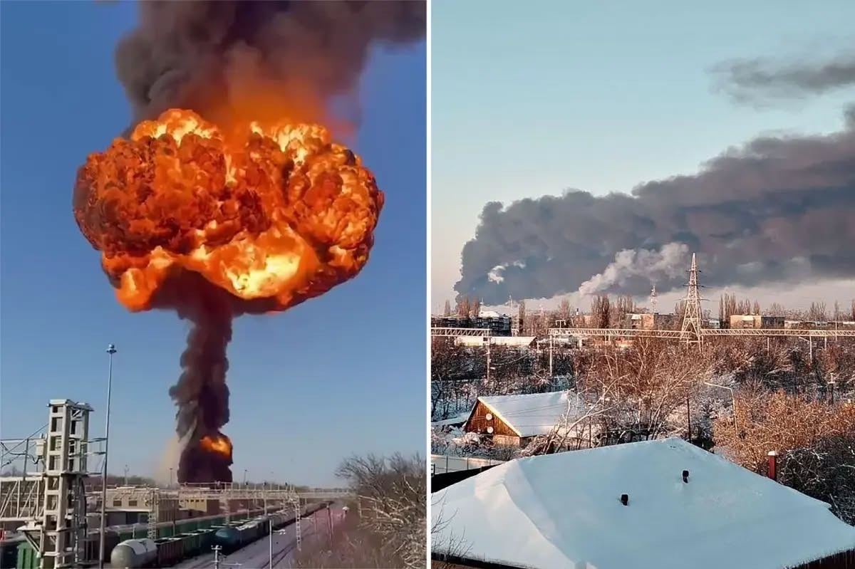 HT1. Massive Fireball Erupts in Russia