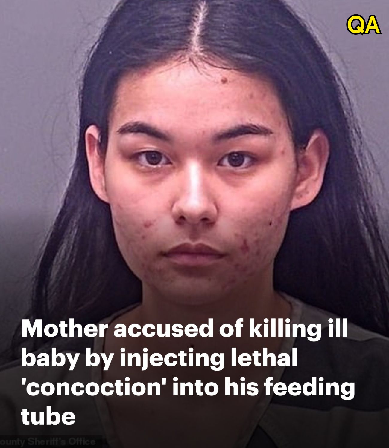 HT1. Mom accused of killing sick baby with lethal feeding tube injection