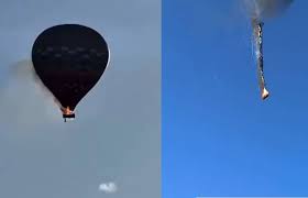 HT6. Tragic Hot Air Balloon Fire Claims Lives of Entire Family