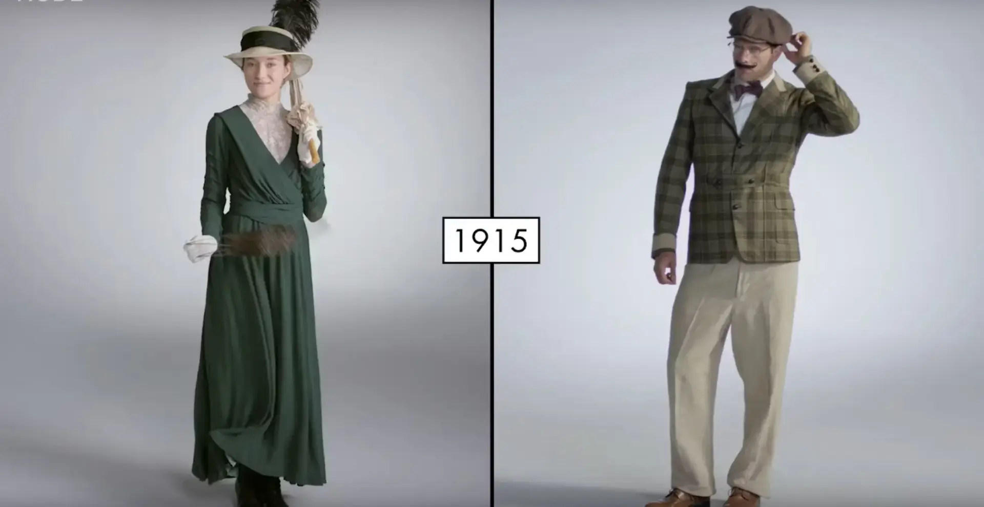 HT7. Fashion 100 Years Of Style Changes