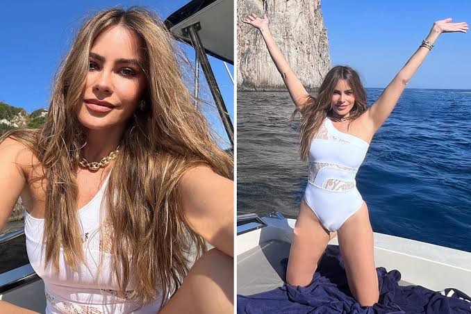 HT14. Sofia Vergara celebrates her 51st birthday in Italy