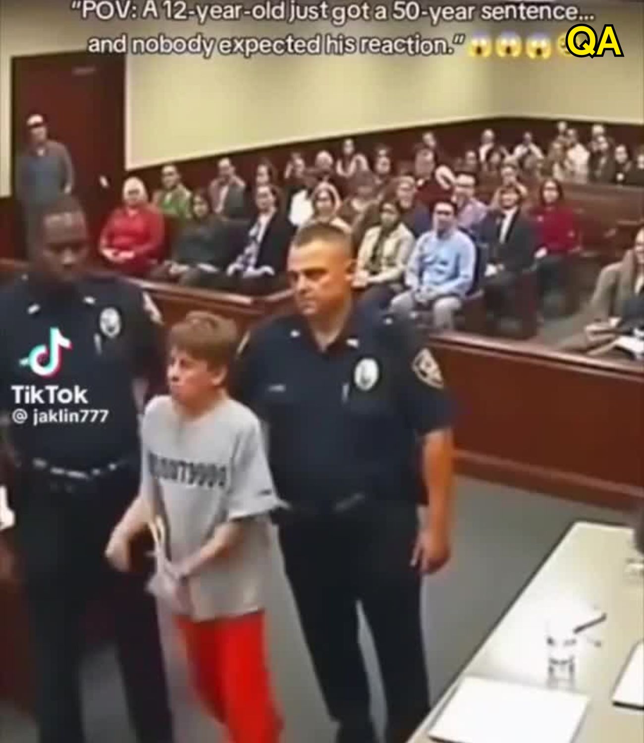 HT14. A 12-year-old just got a 50-year sentence… and nobody expected his reaction…See more
