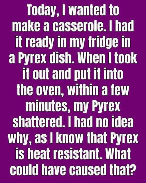 HT4. Is It Safe to Use Your Pyrex in the Oven?
