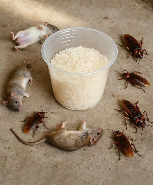 HT1. How to get rid of rats and cockroaches with rice: An effective and natural home remedy