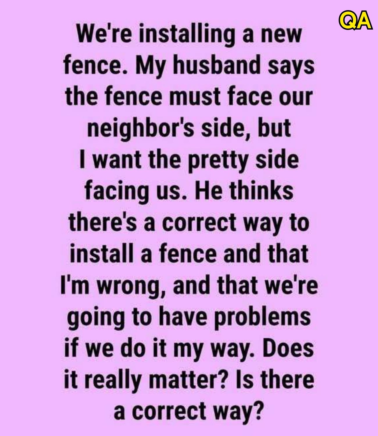 HT3. Fence Front Facing: Neighbor-Friendly Tips