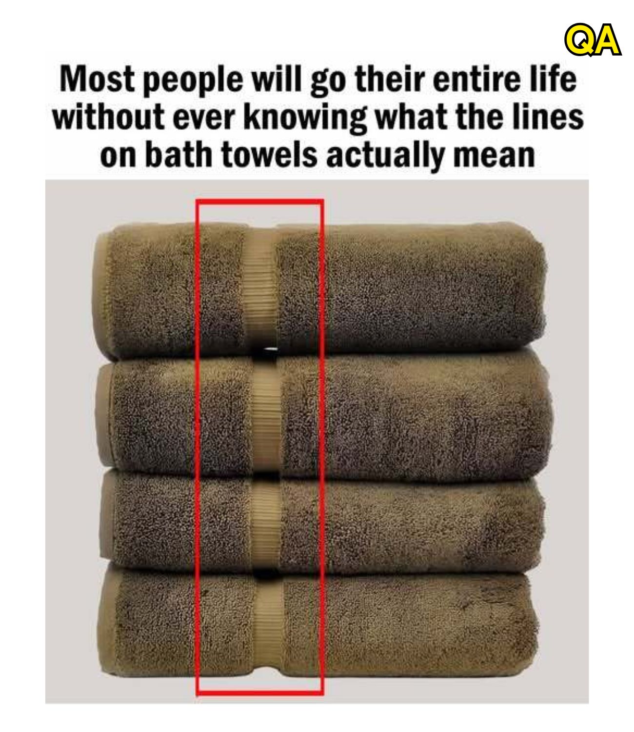 HT3. The real purpose of those mysterious lines on towels