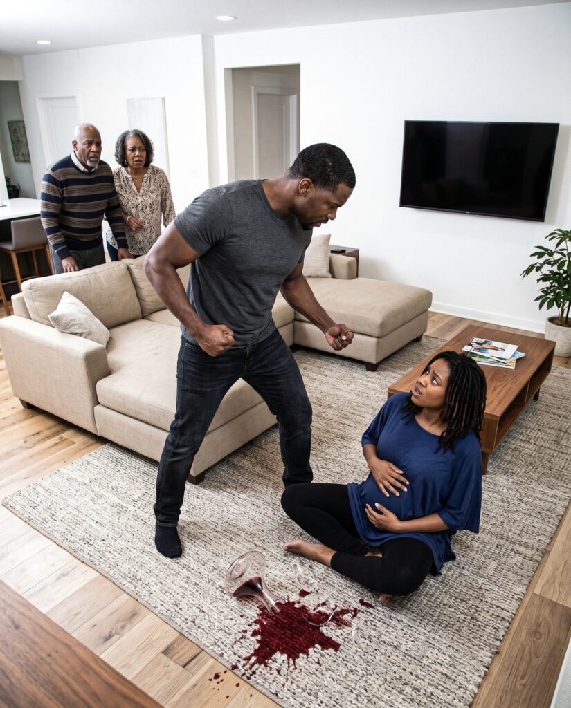 HT4. “My husband beat me while I was pregnant and his parents laughed… but they didn’t know that a simple message would destroy everything.”