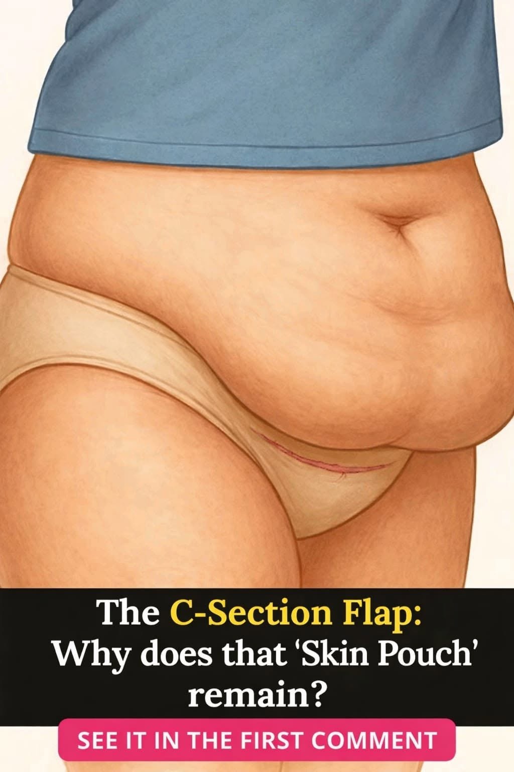 HT3. The Cesarean Section Flap: Why That “Bag” of Skin Remains