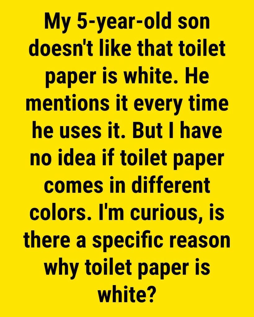 HT3. The Real Reason Why Toilet Paper is White