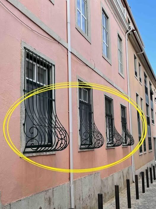 HT3. If you see window grills with a curve at the bottom here’s what it means