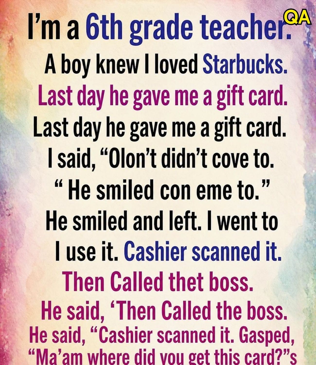 HT4. A Student’s Simple Gift Taught Me a Lesson I’ll Always Remember