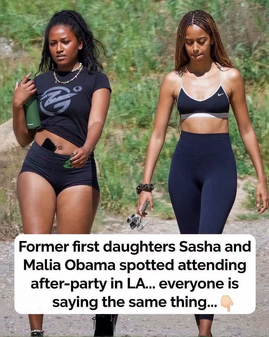 HT2. Malia and Sasha Obama Turn Heads During a Star-Studded Night Out with Drake