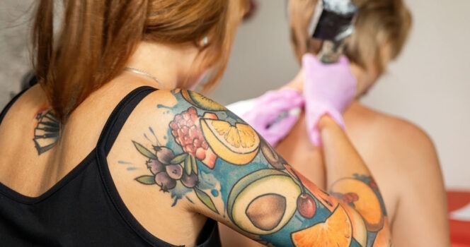 HT3. Grandma reveals what she looked like before full body tattoos