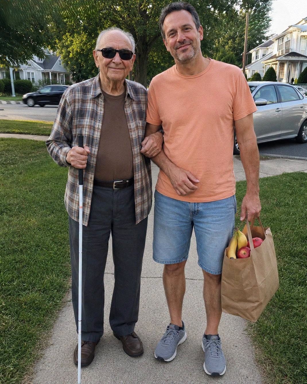 HT3. My Neighbor Drove My Father, Who Was Blind, to Every ‘Doctor’s Appointment’ for 8 Years – After Dad’s Funeral, He Said, ‘He Made Me Promise to Tell You Where We Really Went’