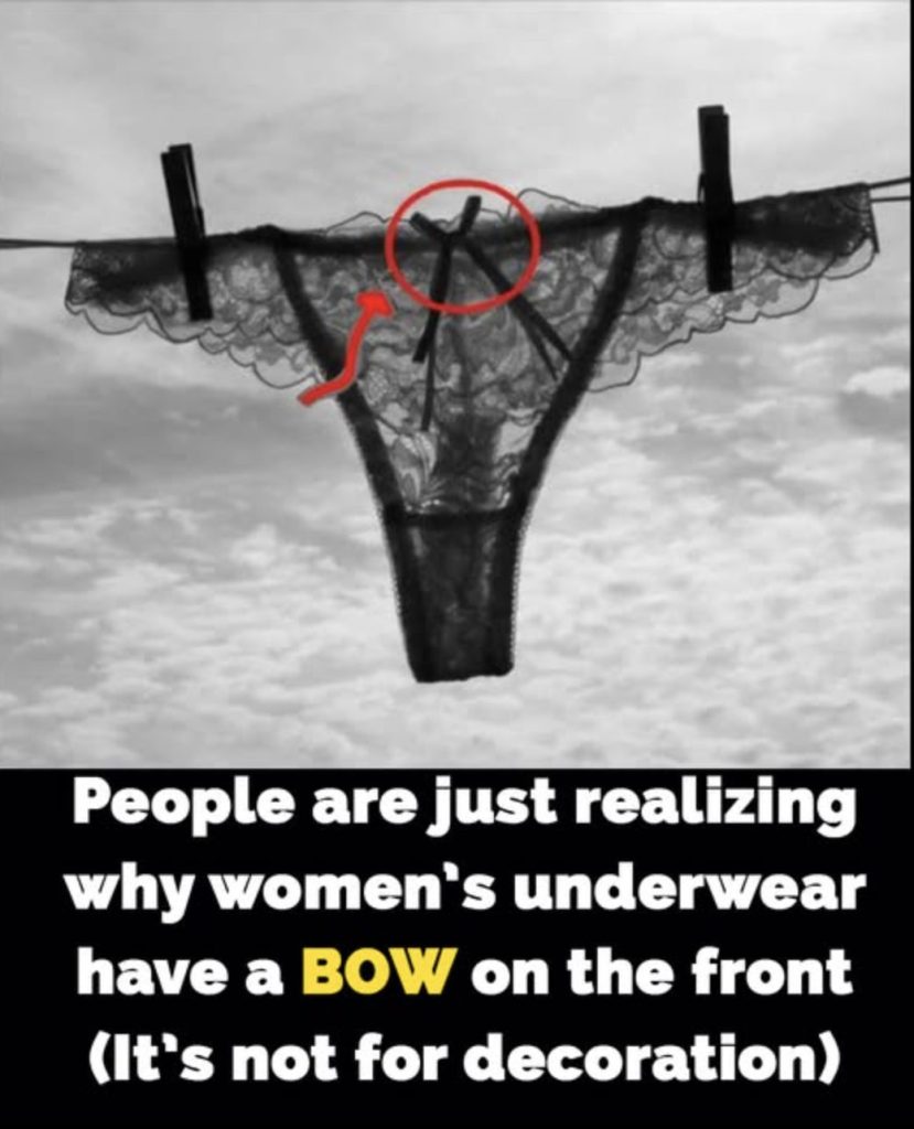 HT3. The Surprising Purpose of the Little Bow on Women’s Undergarments