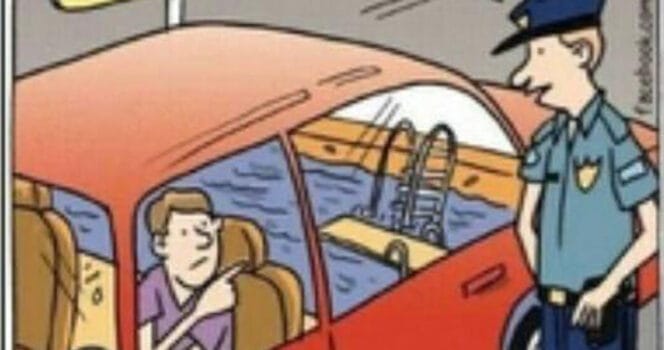HT4. Joke of the day: An older woman gets pulled over for speeding