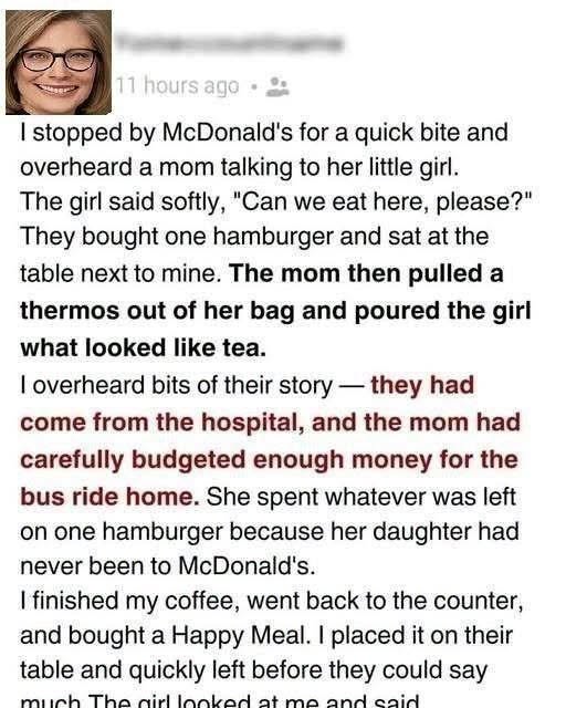 HT2. A Quiet Kindness at McDonald’s