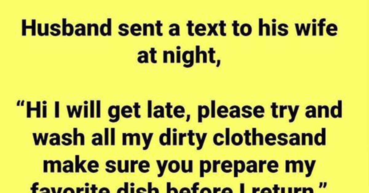 HT1. Husband’s sneaky text prank takes a hilarious turn