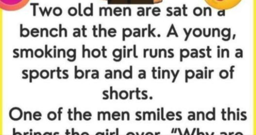 HT4. Old men sitting on a bench joke