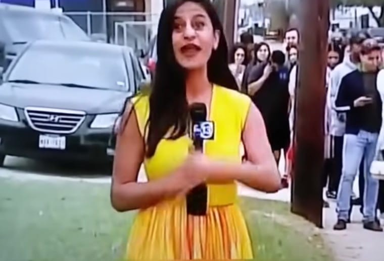 HT3. Viral moment: Reporter caught in unexpected Gone with the Wind disaster