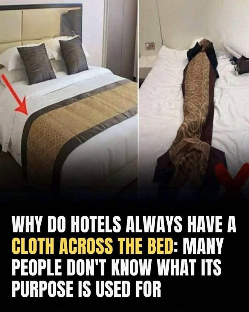 HT2. What’s the Purpose of the Fabric Strip Across Hotel Beds? The Answer Is Simpler Than You Think