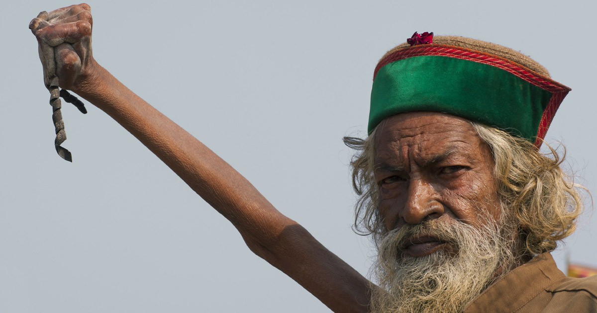 HT4. Remarkable reason man kept arm raised in the air for over 50 years