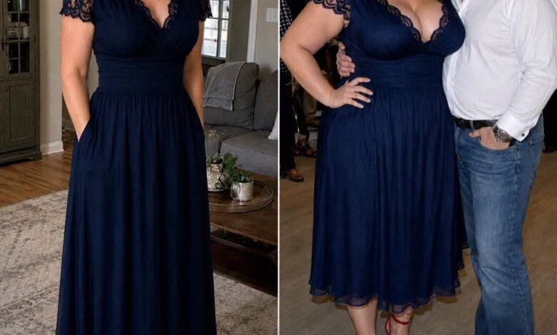 HT2. My ExHusband Kicked Me Out Without Letting Me Take My Clothes Weeks Later His New Woman Wore My Late Moms Dress to a Party but When I Told Her Check the Pocket She Went Pale – Story Of The Day!
