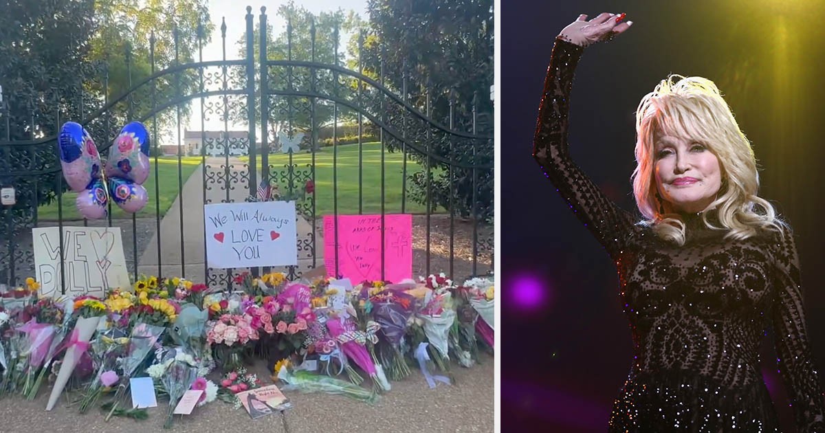 HT2. Fans place heartbreaking note outside Dolly Parton’s home after legendary country star dies at 80