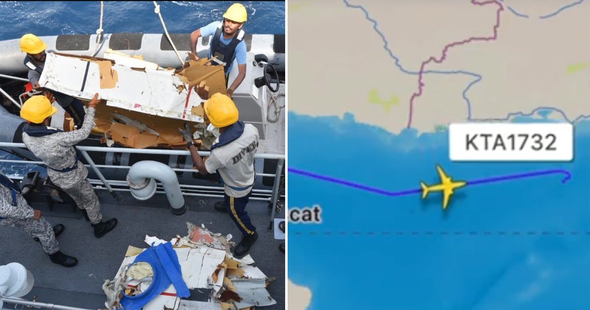 HT3. Chilling image shows moment Boeing plane plunges 5,000 feet into ocean in less than a minute