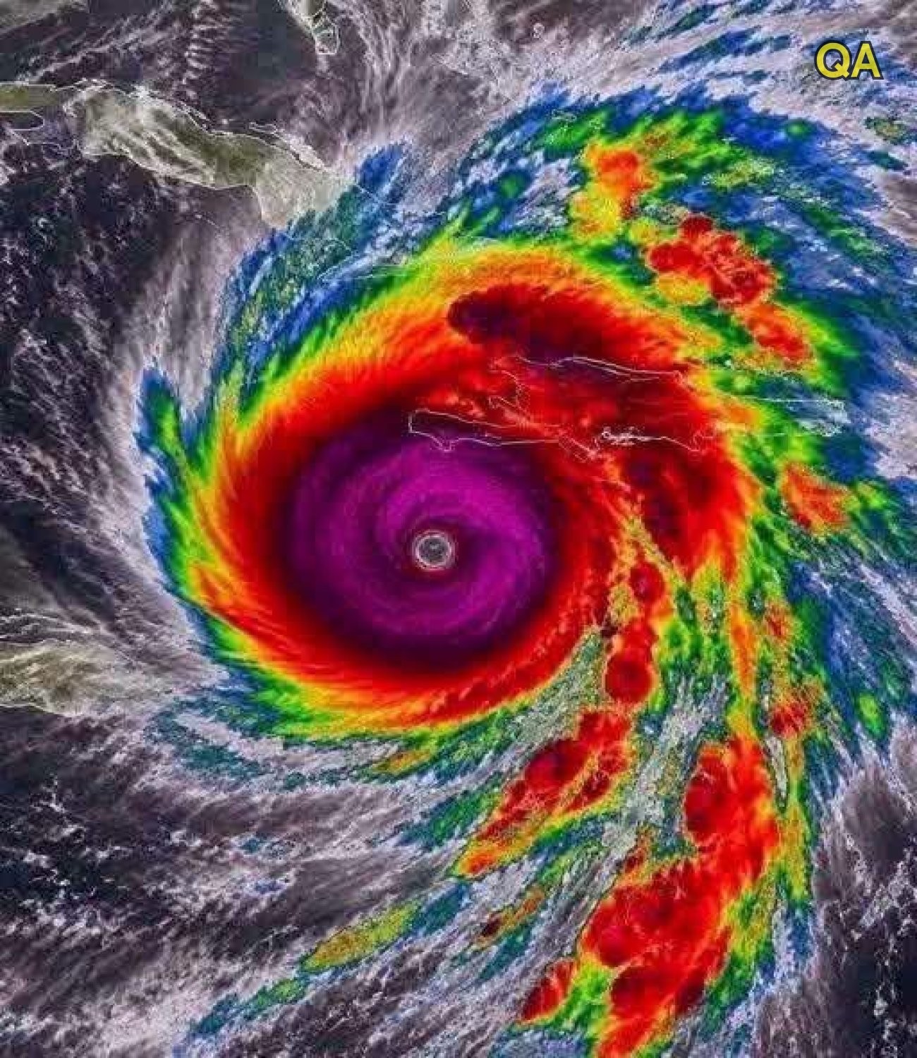 HT3. BREAKING NEWS Large Hurricane MELISSA CATEGORY 5 forming… See more