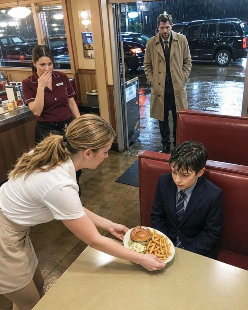 HT4. A soaked little boy walked into my struggling Chicago diner during a violent storm, shivering so badly he could barely hold the small paper bag in his hands