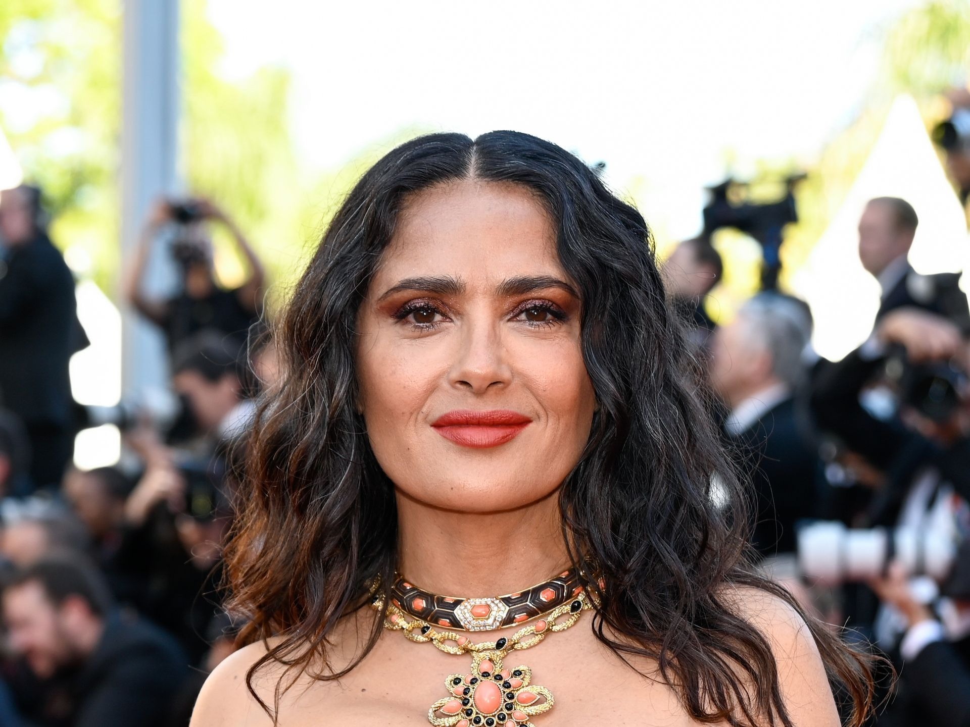 HT2. Salma Hayek, 57, Shows Off More Than She Wanted To—Try Not to Gasp..