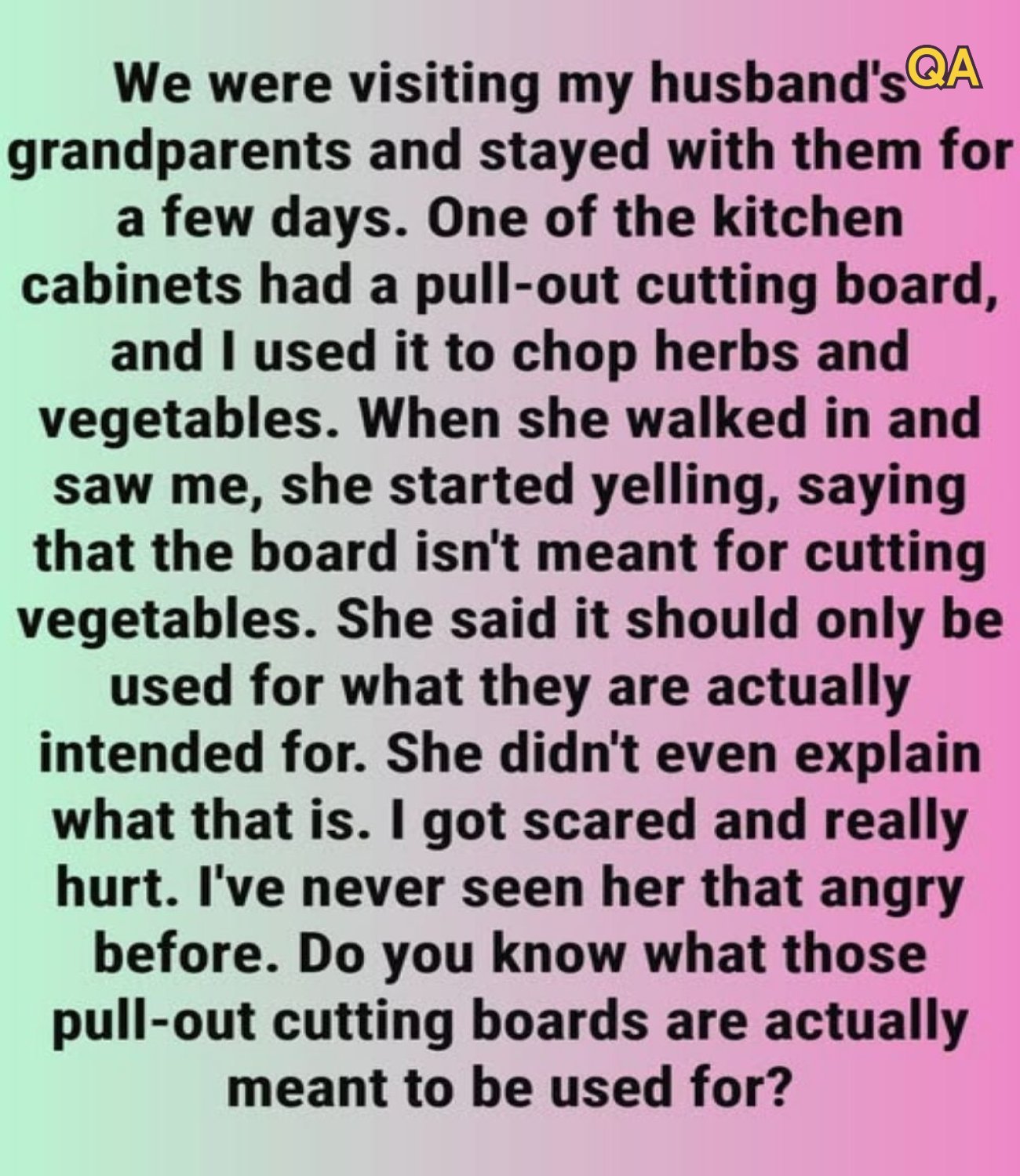 HT4. You Won’t Believe What That Pull-Out Cutting Board in Your Kitchen Was Actually Designed For!