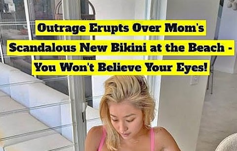 ST2. A Mom’s Bikini Is Causing Outrage At The Beach. Try Not To Gasp When You See It.