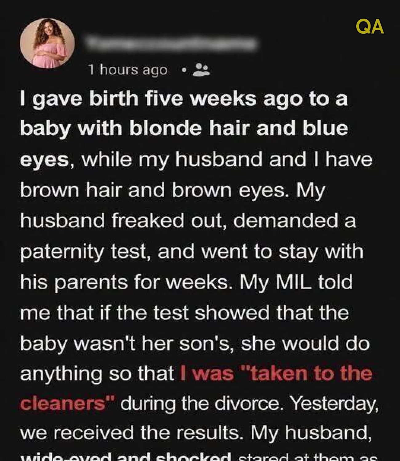 HT2. My Husband Demanded a Paternity Test After Our Baby Was Born