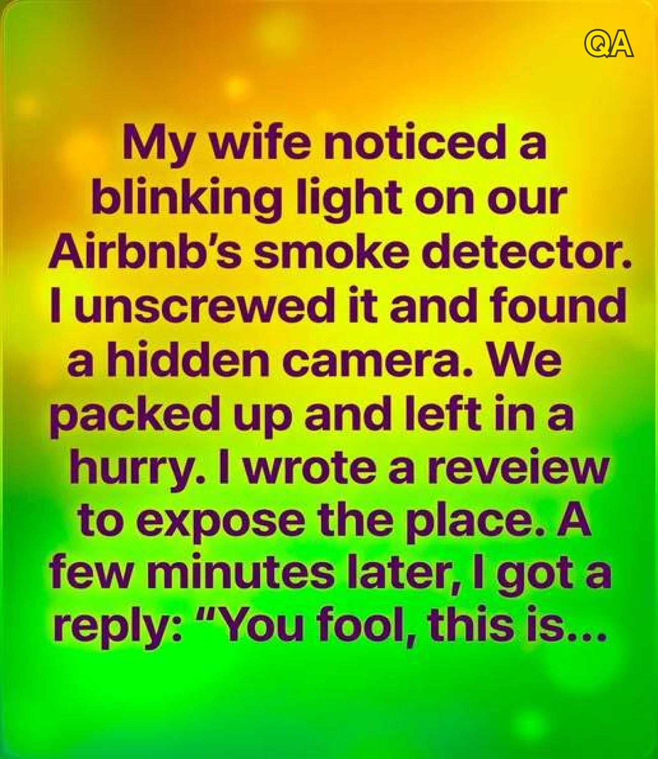 HT4. I Found a Camera in Our Airbnb — Then the Host’s Reply Chilled Me