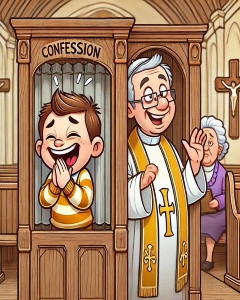 HT3. JOKE OF THE DAY: The Little Boy and the Confession