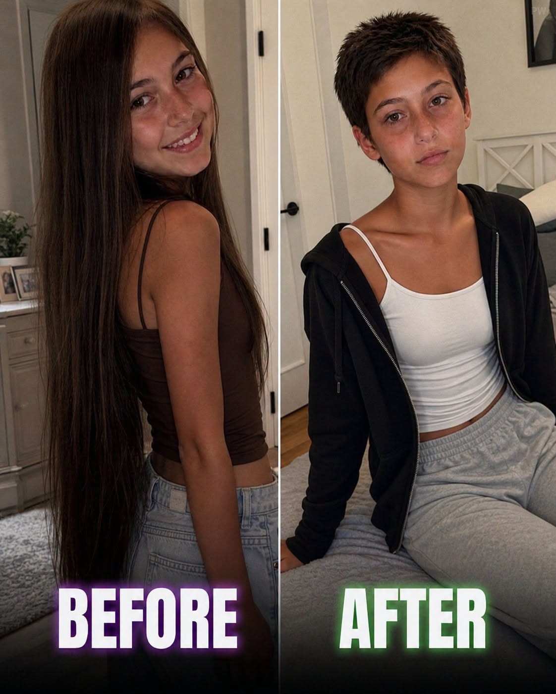 HT2. My 12-Year-Old Daughter Came Home with a Pixie Cut After Spending the Day with My MIL – When I Learned the Real Reason, I Burst Into Tears