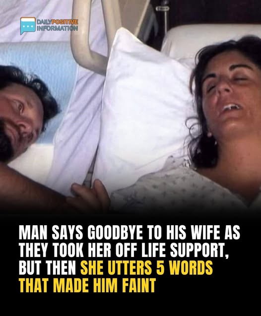 HT3. Man Says Goodbye To His Wife As They Took Her Off Life Support, But Then She Utters 5 Words