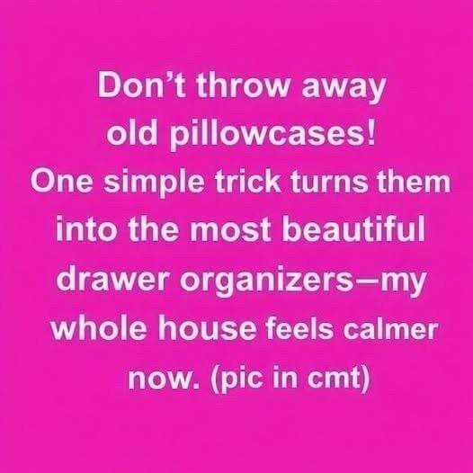 HT3. Forgotten Pillowcase Drawer Secret