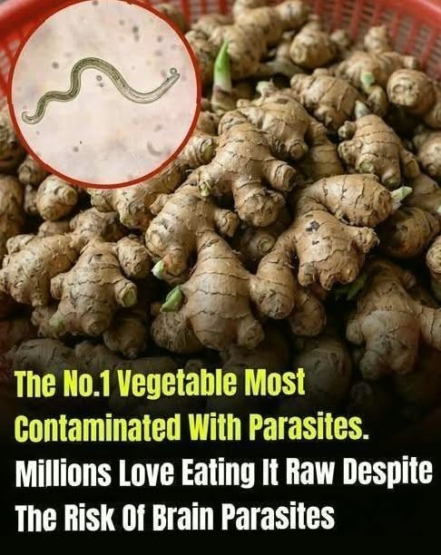 HT1. The vegetable experts say is most likely to carry hidden parasites
