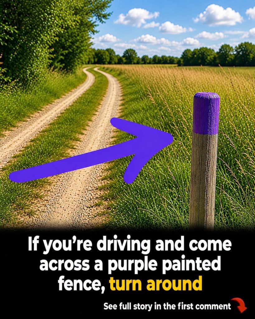 HT4. If You Ever See a Fence Painted Purple, There May Be a Reason Behind It