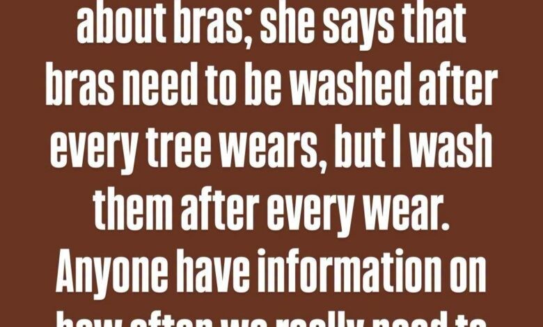 HT3. The Silent Health Risk Hiding in Your Lingerie Drawer: Are Your Bras Making You Sick?