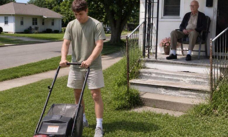 HT3. My Son Mowed Our Elderly Neighbor Yard for Four Years and Received a Sealed Envelope at His Funeral