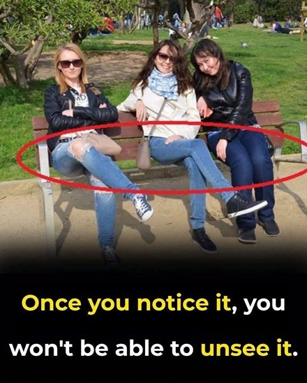 HT1. Can You Find What Is Wrong With This Picture? Three Women Appear to Sit on Invisible Chairs