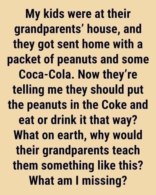HT1. The Glass Bottle Secret, Why Thousands Of People Are Putting Peanuts In Their Coke