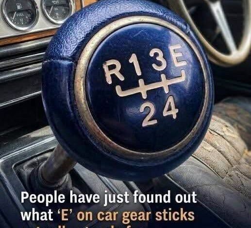 HT1. You re kidding me What the E on Older Gear Selectors Means