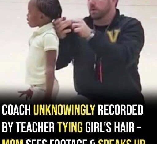 HT1. Coach unknowingly recorded by teacher tying girl s hair, mom sees footage online & speaks up 💥👇